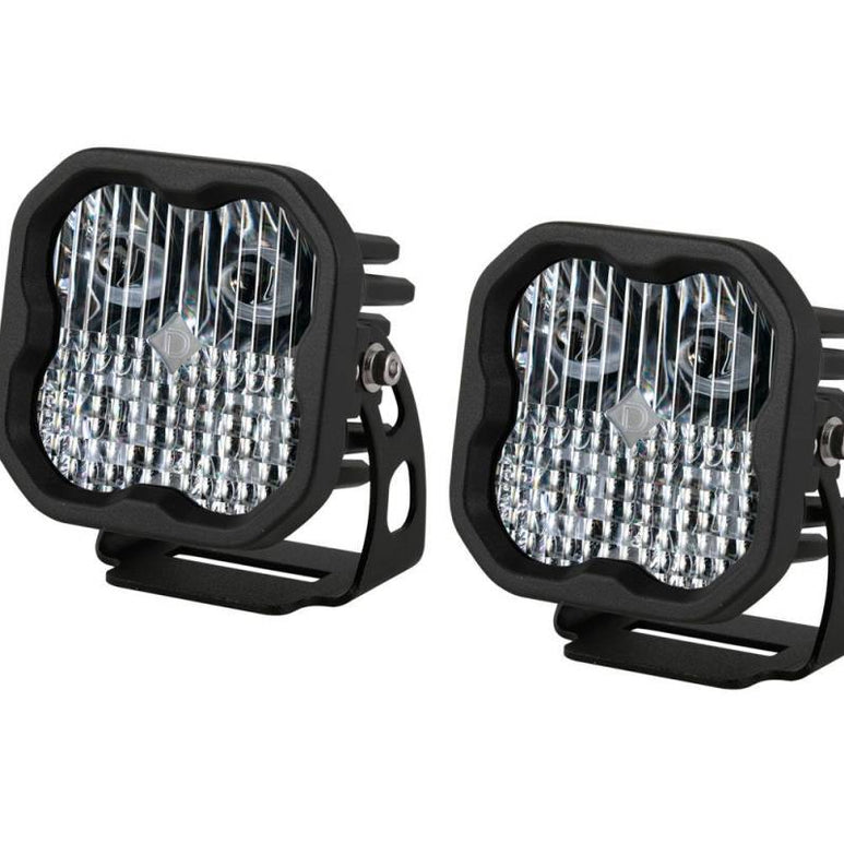 Image of Diode Dynamics SS3 Pro White Combo Light Pod Set W/ Red Backlight W/ Harness