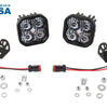 Image of Diode Dynamics SS3 Pro White Spot Light Pod Set W/ Amber Backlight W/ Harness