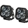 Image of Diode Dynamics SS3 Max White Spot Light Pod Set W/ Amber Backlight W/ Harness