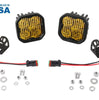 Image of Diode Dynamics SS3 Pro Amber Spot Light Pod Set W/ Amber Backlight W/ Harness