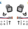 Image of Diode Dynamics SSC1 SAE/DOT White Universal Fog Light Pod Kit W/ Amber Backlight