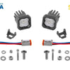 Image of Diode Dynamics SSC1 SAE/DOT White Fog Light Pod Kit W/ Amber Backlight W Harness