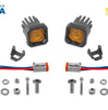 Image of Diode Dynamics SSC1 SAE/DOT Amber Fog Light Pod Kit W/ Amber Backlight W Harness