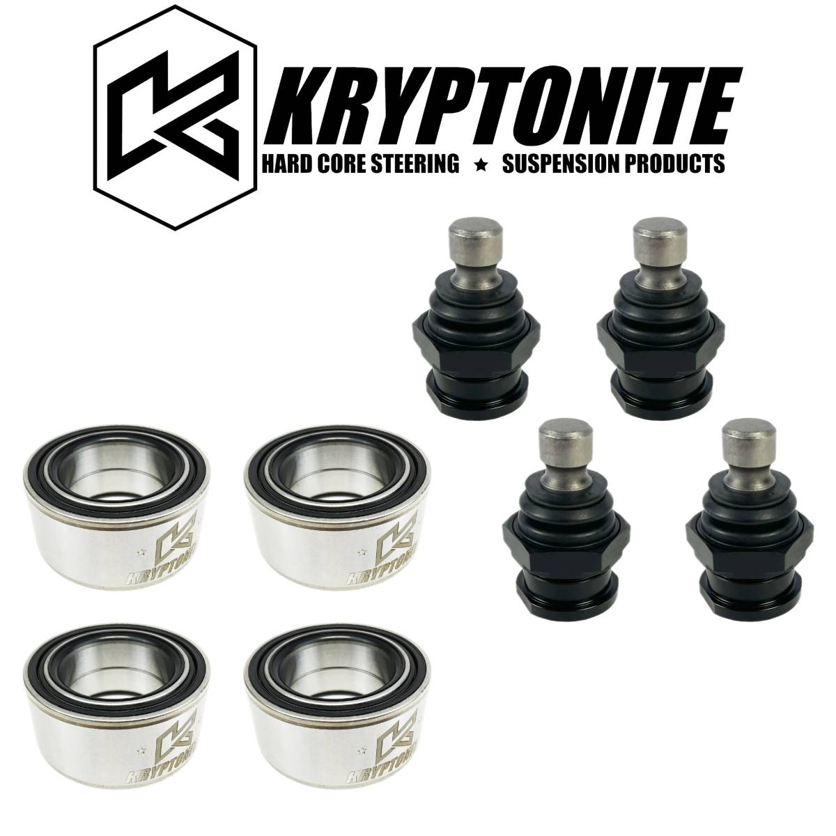 Image of Kryptonite Wheel Bearing & Ball Joint Package For 2014-2021 RZR XP1000 & Turbo
