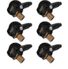 Image of MSD (6) Black Ignition Coils For 2011-2016 F-150 3.5L V6 Ecoboost W/ Tan 3-Pin