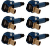 Image of MSD (6) Blue Ignition Coils For 2011-2016 F-150 3.5L V6 Ecoboost W/ Tan 3-Pin