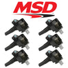 Image of MSD (6) Black Ignition Coils For 2017-2020 F-150/Raptor/Expedition 3.5L Ecoboost