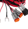 Image of Diode Dynamics SS6 SAE/DOT Amber LED Universal Fog Light Bar Pair W/ Harness