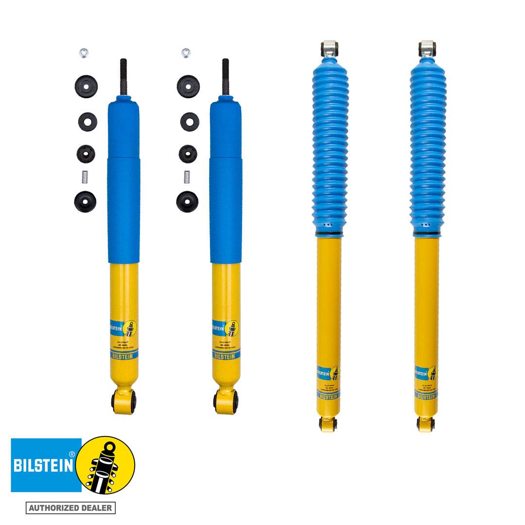 Image of Bilstein B6 4600 Front & Rear Shocks For 2017-2022 Ford F-250/F-350 Super Duty