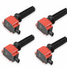 Image of MSD (4) Ignition Coils For 12-19 Ford Explorer/Edge/Mustang 2.0L/2.3L Ecoboost