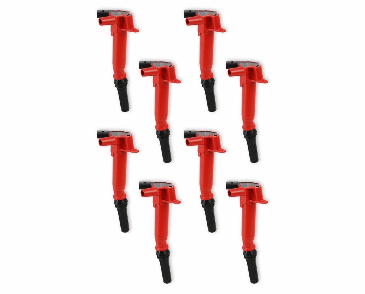 Image of MSD (8) Red Replacement Ignition Coils For 2010-2017 Ford F-150/F-250/F-350 6.2L