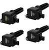 Image of MSD Black Ignition Coils For 12-19 Ford Explorer/Edge/Mustang 2.0L/2.3L Ecoboost