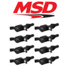 Image of MSD Black Ignition Coils For 2004-2008 Ford F-150/Explorer/E-Series 4.6L/5.4L