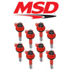 Image of MSD (8) Red Blaster Ignition Coils For 2016-2020 Ford Mustang GT350/GT350R/GT500