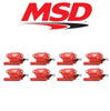 Image of MSD Red Pro Power Ignition Coil Set For 05-13 Cadillac/Chevrolet/GMC 6.0L/7.0L