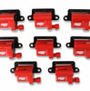 Image of MSD Red Ignition Coil/Black Plug Wire Kit For 99-07 Chevrolet/GMC 5.3L/6.0L LS