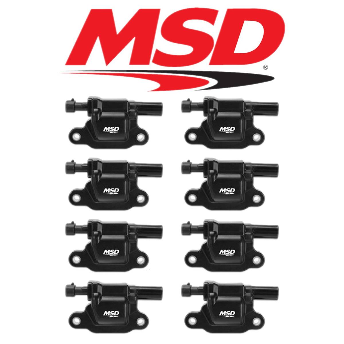Image of MSD Black Blaster Ignition Coil Set For 2005-2013 GM/Chevrolet/GMC 5.3L/6.0L LS