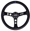 Image of PRP Deep Dish Leather Steering Wheel Blue Stripe For Polaris RZR/Can-Am Maverick
