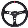 Image of PRP Deep Dish Leather Steering Wheel Red Stripe For Polaris RZR/Can-Am Maverick