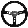 Image of PRP Deep Dish Suede Steering Wheel Black Stripe For Polaris RZR/Can-Am Maverick
