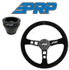 Image of PRP Deep Dish Suede Wheel Black Stripe W/ UTV Hub Adapter For Polaris/Can-Am