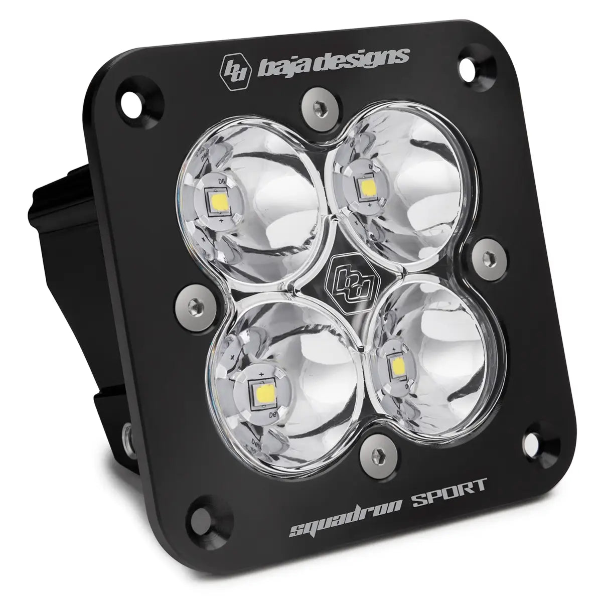 Image of Baja Designs Black Squadron Sport Flush Mount Spot Beam LED Light Pod