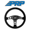 Image of PRP Flat Suede Steering Wheel With Black Stripe For Polaris RZR/Can-Am Maverick