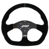 Image of PRP Comp-R Suede Steering Wheel Black Stripe For Polaris RZR/Can-Am Maverick