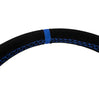 PRP Comp-R Suede Steering Wheel Blue Stripe W/ UTV Hub Adapter For Polaris & Can-Am