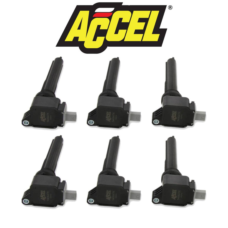 Image of Accel Black Ignition Coils For 2017-2020 F-150/Raptor/Expedition 3.5L Ecoboost