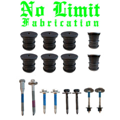 Image of No Limit Silicone Body Cab Mount Kit For 2003-2007 Ford F-250/F-350 Crew Cab