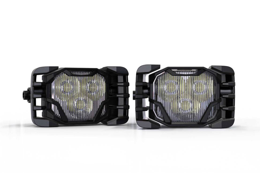 Image of Morimoto 4Banger HXB Amber LED Light Pod Kit For 15-21 Ford F-150/F-250/F-350