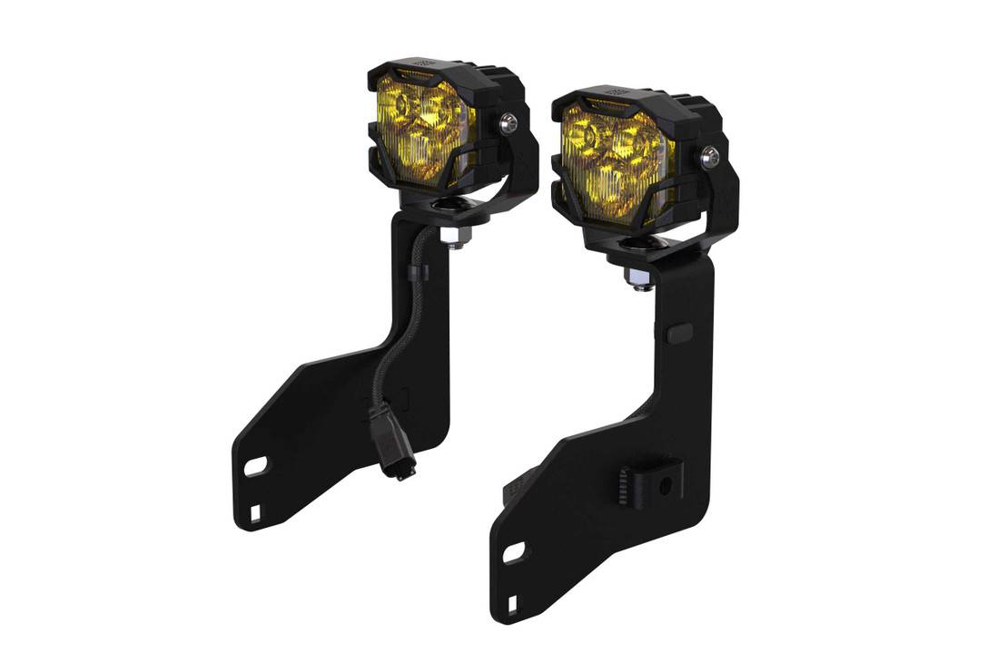 Image of Morimoto 4Banger White Wide LED A-Pillar Light Pod Kit For 11-16 Ford F250/F350