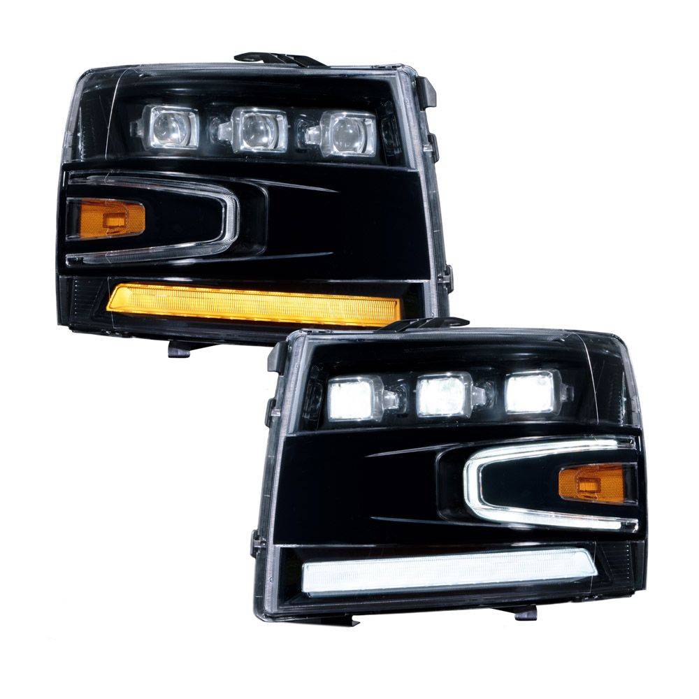 Image of Form Lighting Sequential LED Projector Headlights For 07-13 Chevrolet Silverado