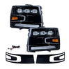 Image of Form Lighting Sequential LED Projector Headlights For 07-13 Chevrolet Silverado