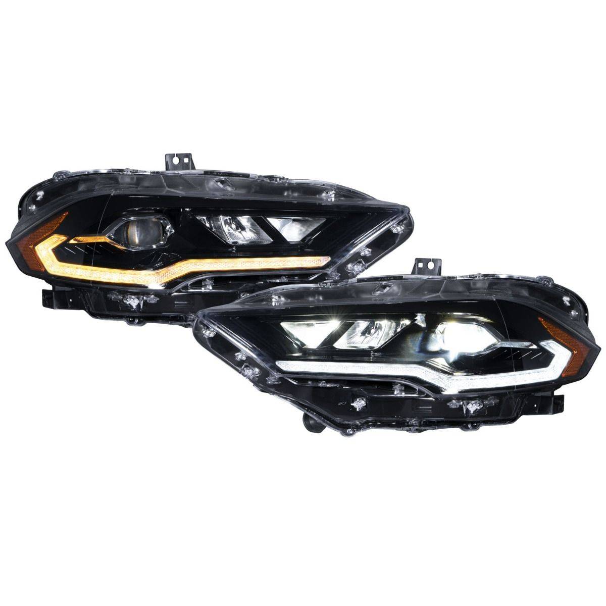 Image of Form Lighting Sequential LED Projector Headlights For 2018-2022 Ford Mustang