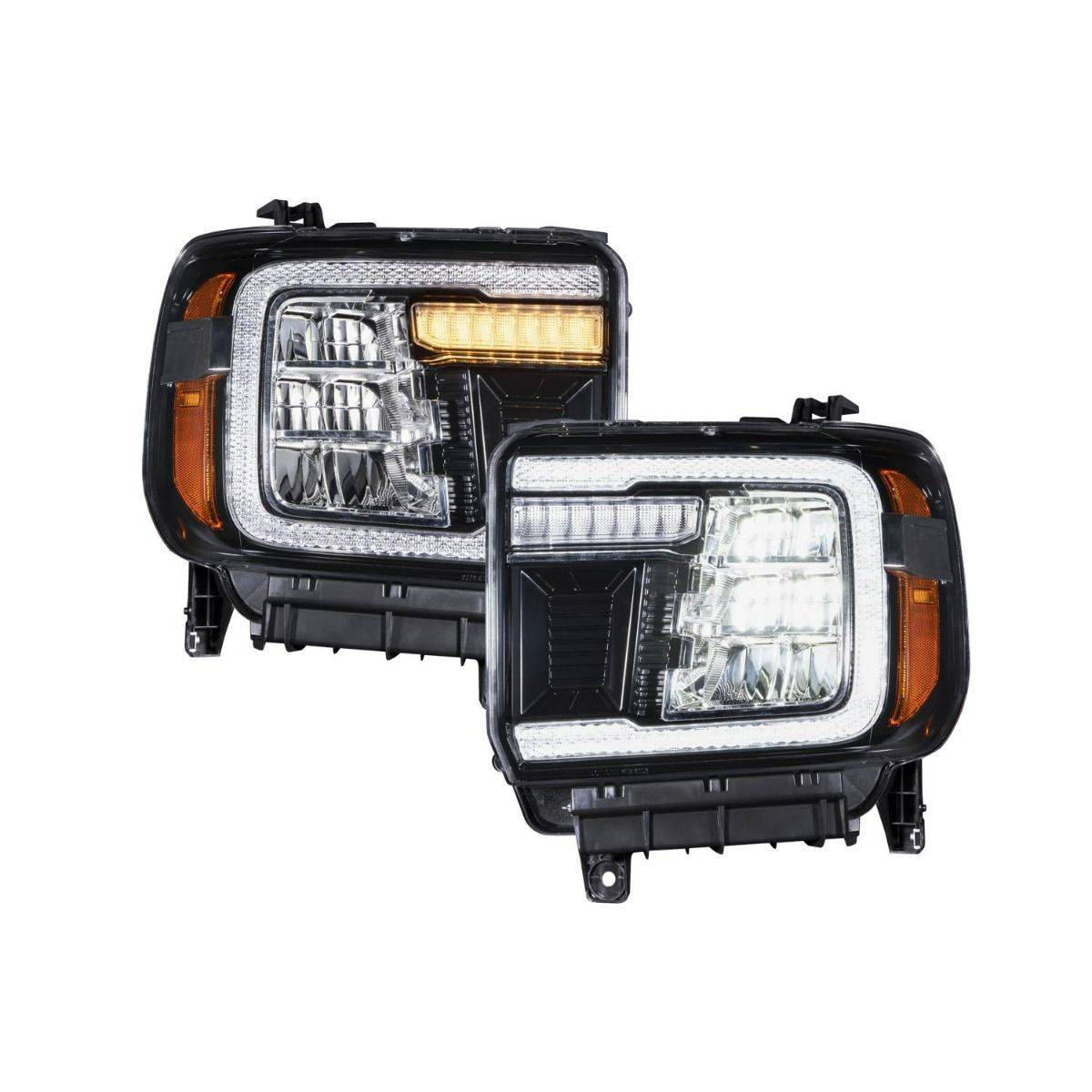 Image of Form Lighting Sequential LED Reflector Headlights For 2014-2018 GMC Sierra 1500