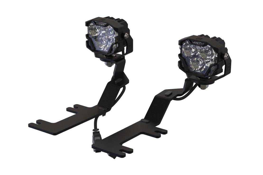 Image of Morimoto 4Banger HXB White Combo A-Pillar Light Pod Kit For 14-18 GM Silverado