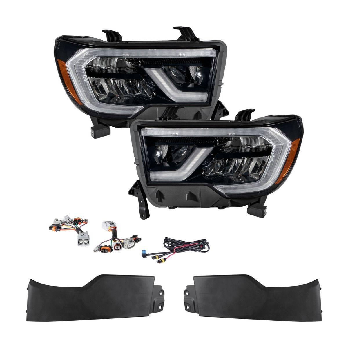 Image of Form Lighting Sequential LED Reflector Headlights For 2007-2013 Toyota Tundra