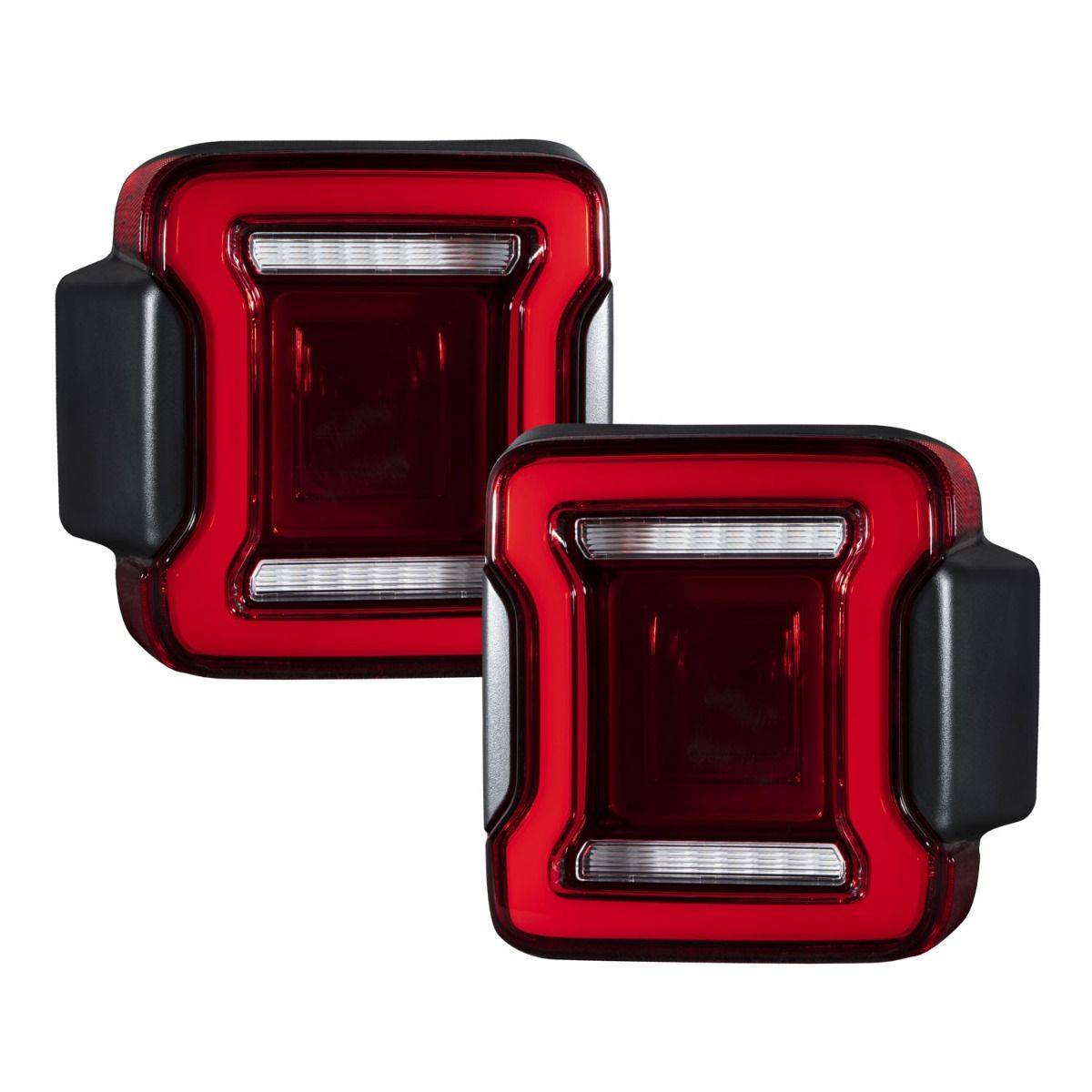 Image of Form Lighting LED Red Sequential Tail Lights For 2018-2022 Jeep Wrangler JL