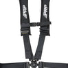 Image of PRP SFI 16.1 Black 5-Point Adjustable Cam-Lock Harness 2" Belts & Shoulder Pads