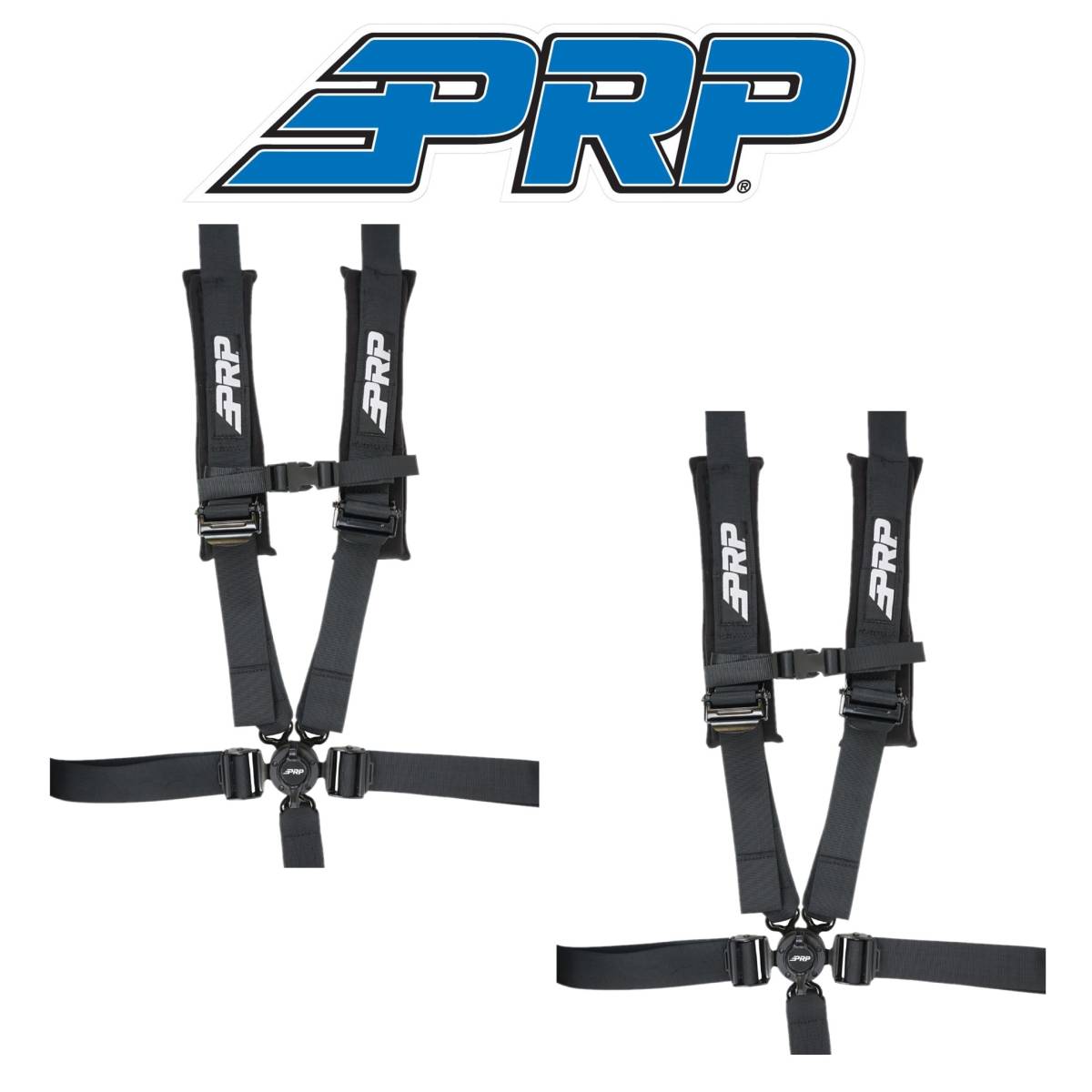 Image of PRP (2) SFI 16.1 5-Point Adjustable Cam-Lock Harness 2" Belts & Shoulder Pads