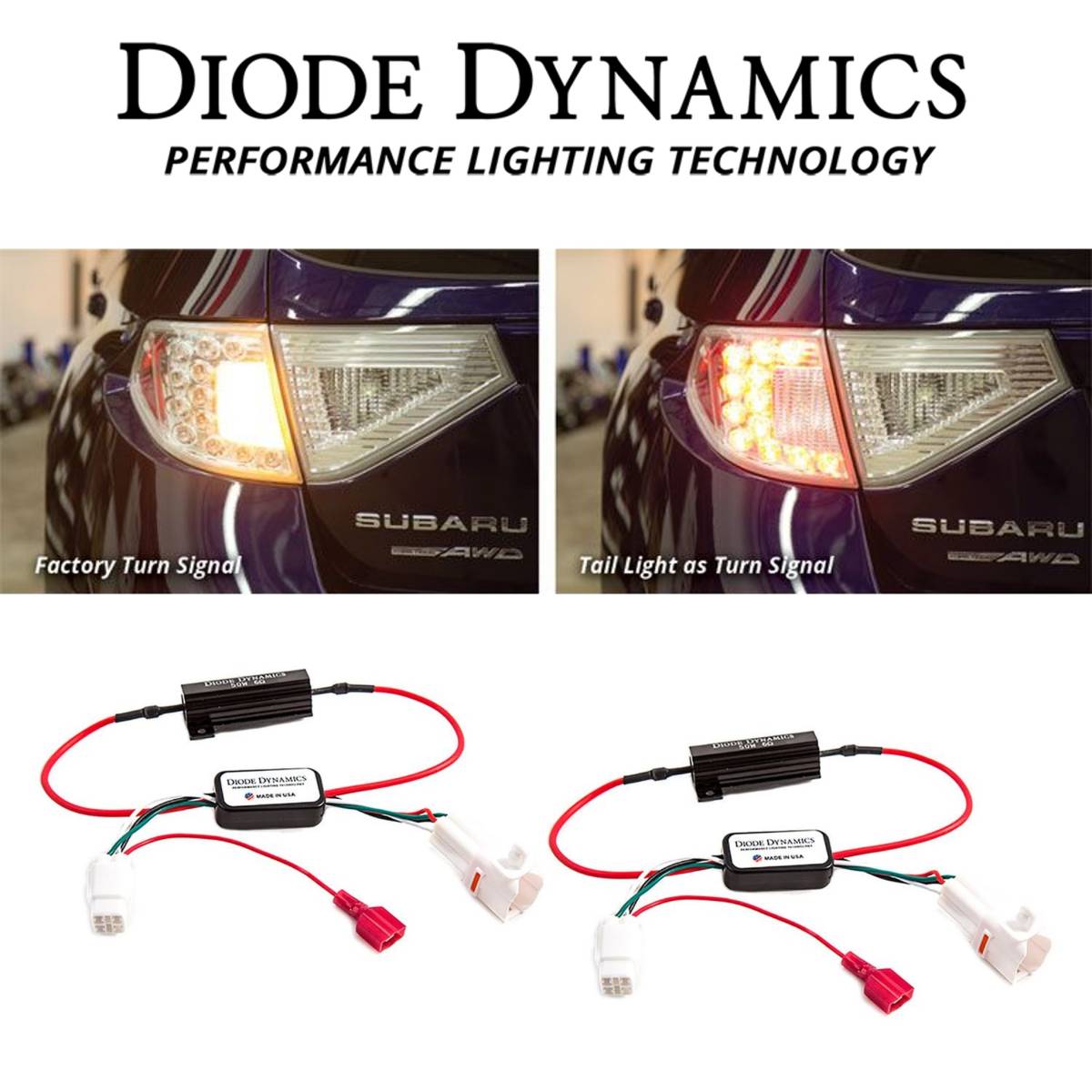 Diode Dynamics Tail As Turn Module Kit For 20082014 Subaru WRX/STi Ha