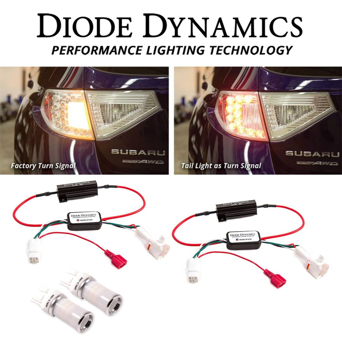 Image of Diode Dynamics Tail As Turn/250 LM LED Reverse Lights For 08-14 Subaru WRX/STi
