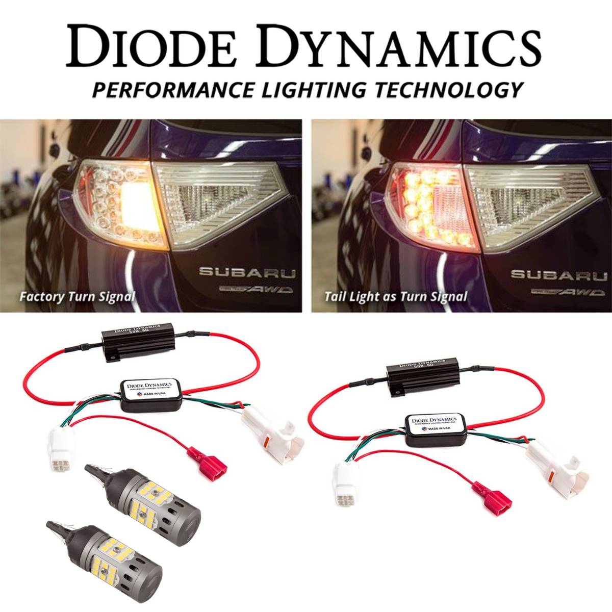 Image of Diode Dynamics Tail As Turn/700 LM LED Reverse Lights For 08-14 Subaru WRX/STi