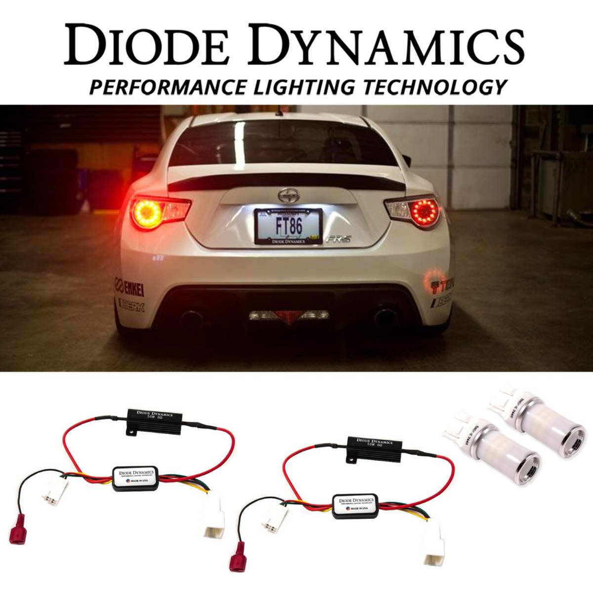 Image of Diode Dynamics Tail As Turn/250LM Reverse Lights For 13-16 Subaru BRZ/Scion FR-S