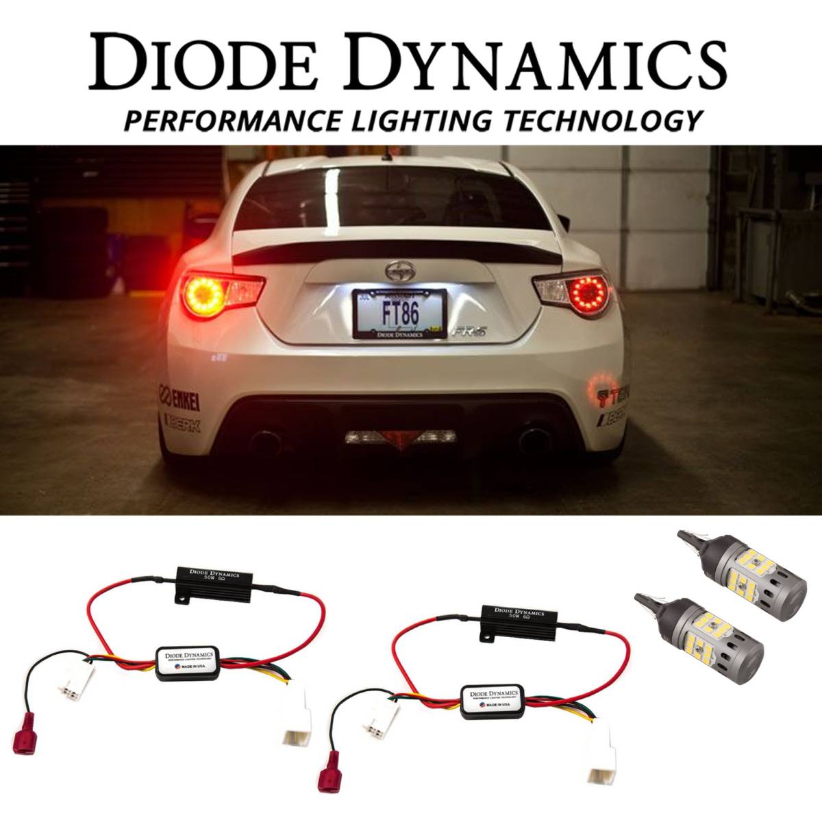 Image of Diode Dynamics Tail As Turn/700LM Reverse Lights For 13-16 Subaru BRZ/Scion FR-S