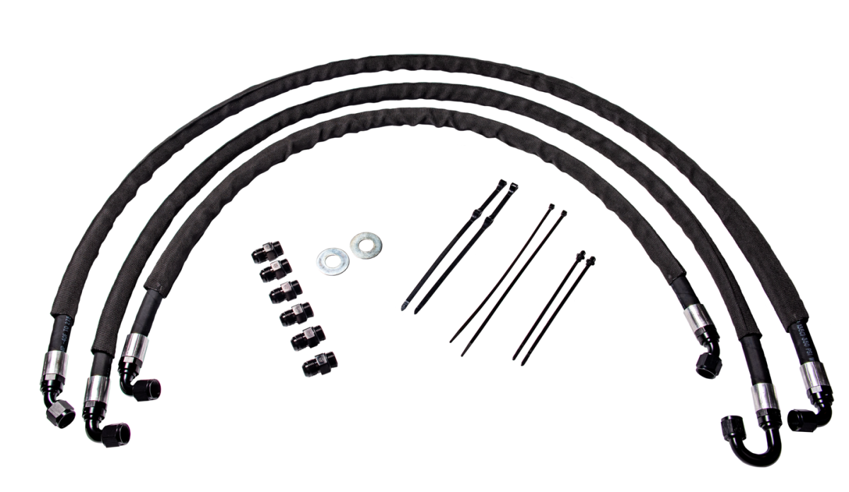 Image of Fleece Performance Transmission Cooler Lines For 11-14 GM 2500/3500 6.6L Duramax