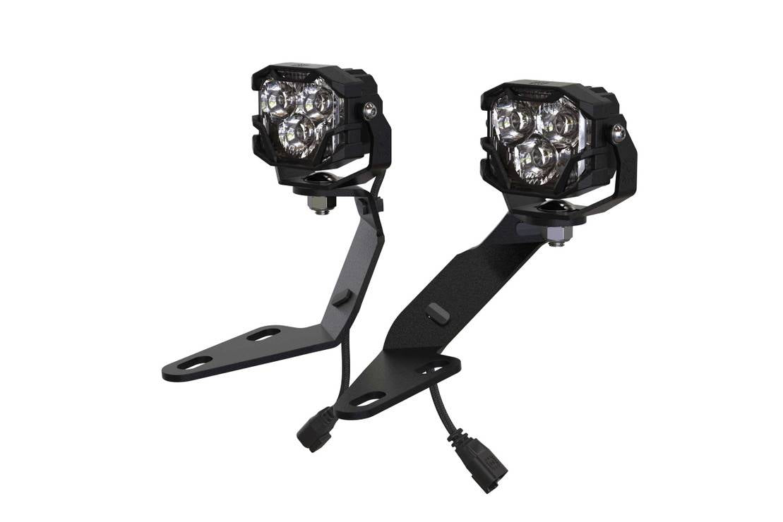 Image of Morimoto 4Banger NCS White Wide A-Pillar Light Pod Kit For 10-13 Toyota 4Runner