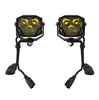 Image of Morimoto 4Banger HXB Amber Combo A-Pillar Light Pod Kit For 07-13 GM Silverado